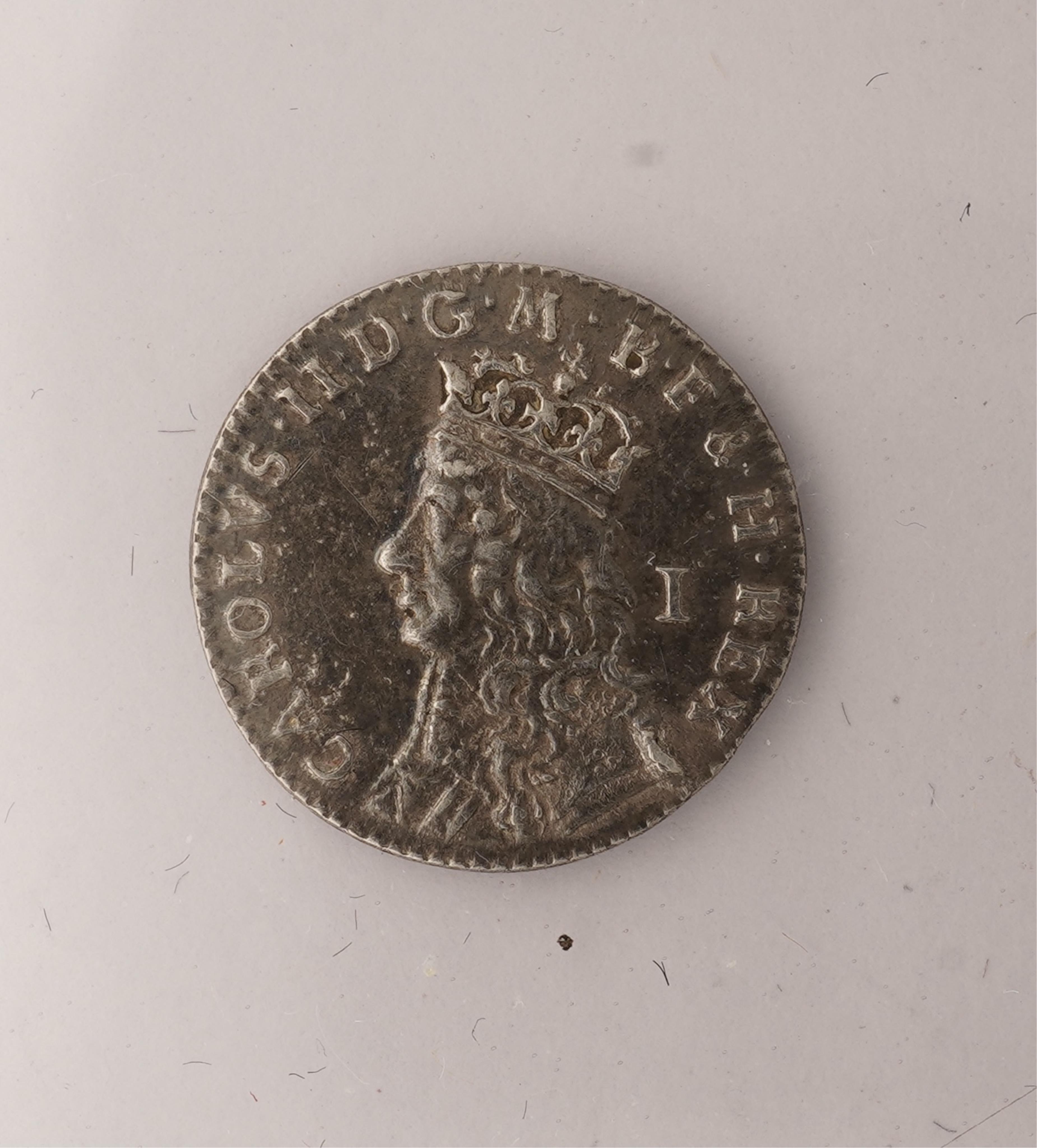 British coins, Charles II, silver penny, machined second issue, good VF, S.3319